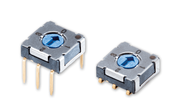 Micro Rotary DIP Switches Ideal for Space-Constrained Designs