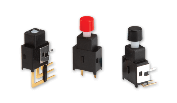 New Line of Push Button Switches Targets Space-Constrained Applications