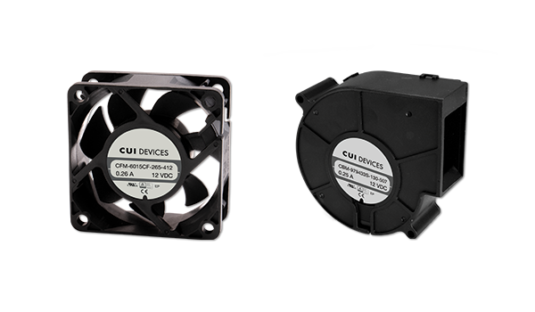 CUI Devices Adds Highly Economical Dc Fans with Industry-Best Lead Times